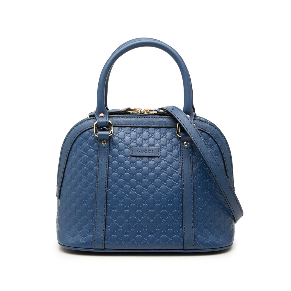 Pre-Loved Gucci Mini Microguccissima Dome Satchel